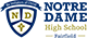 Notre Dame High School - Fairfield Logo